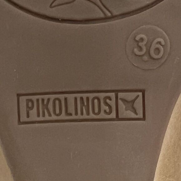 Pikolinos Womens Size 36 Romana Tan Casual Slingback Sandals - Picture 8 of 8